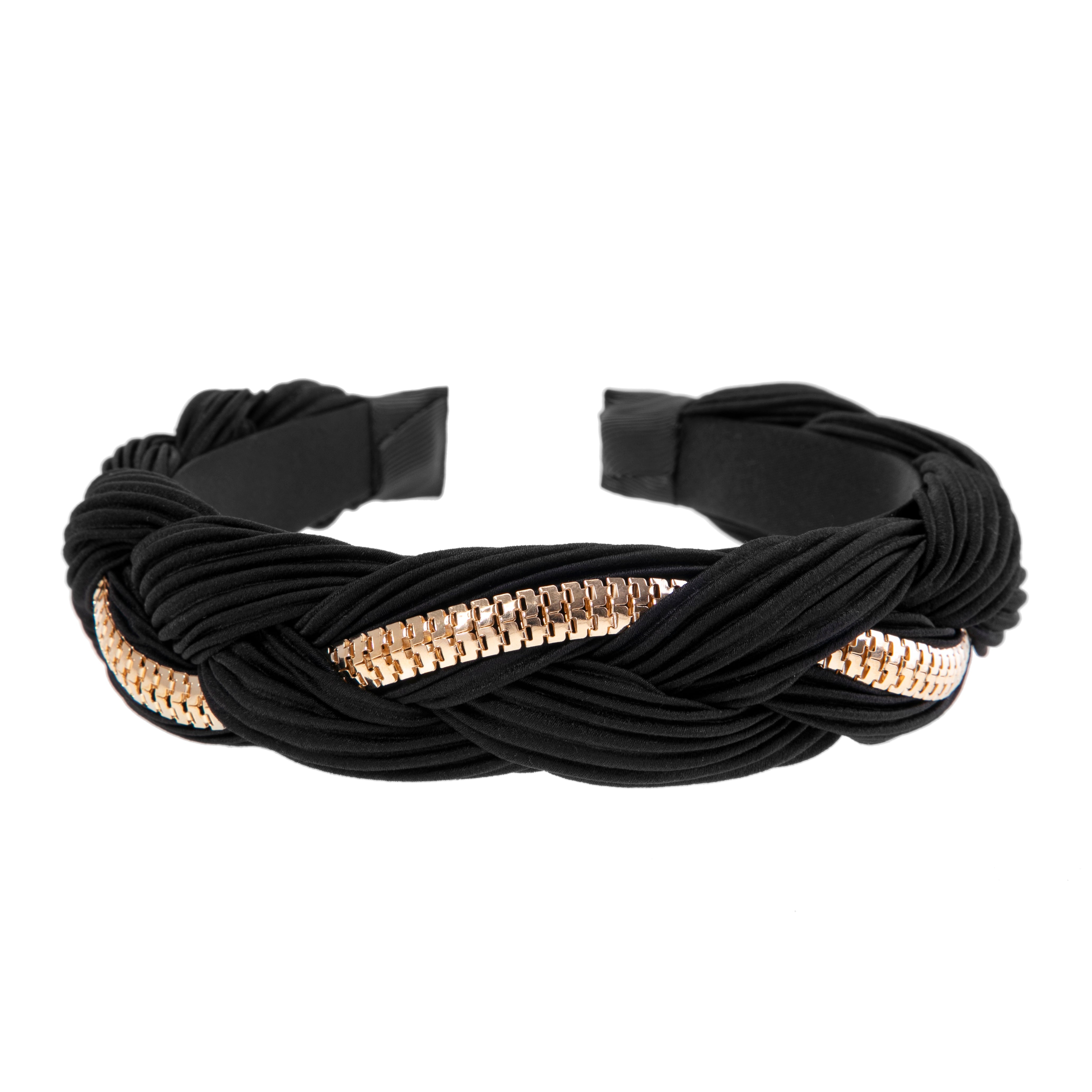 Silk Gold Chain Headband