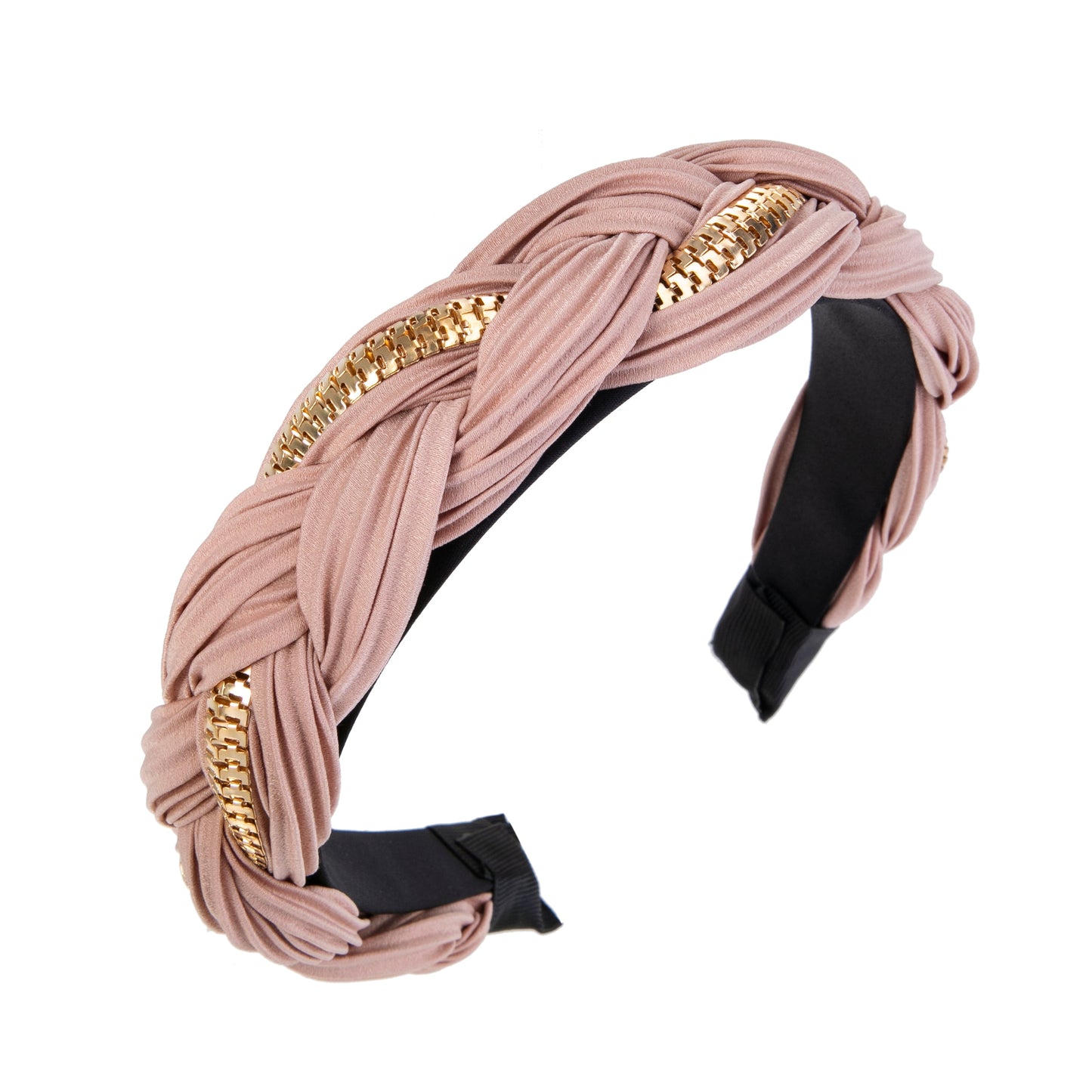 Silk Gold Chain Headband