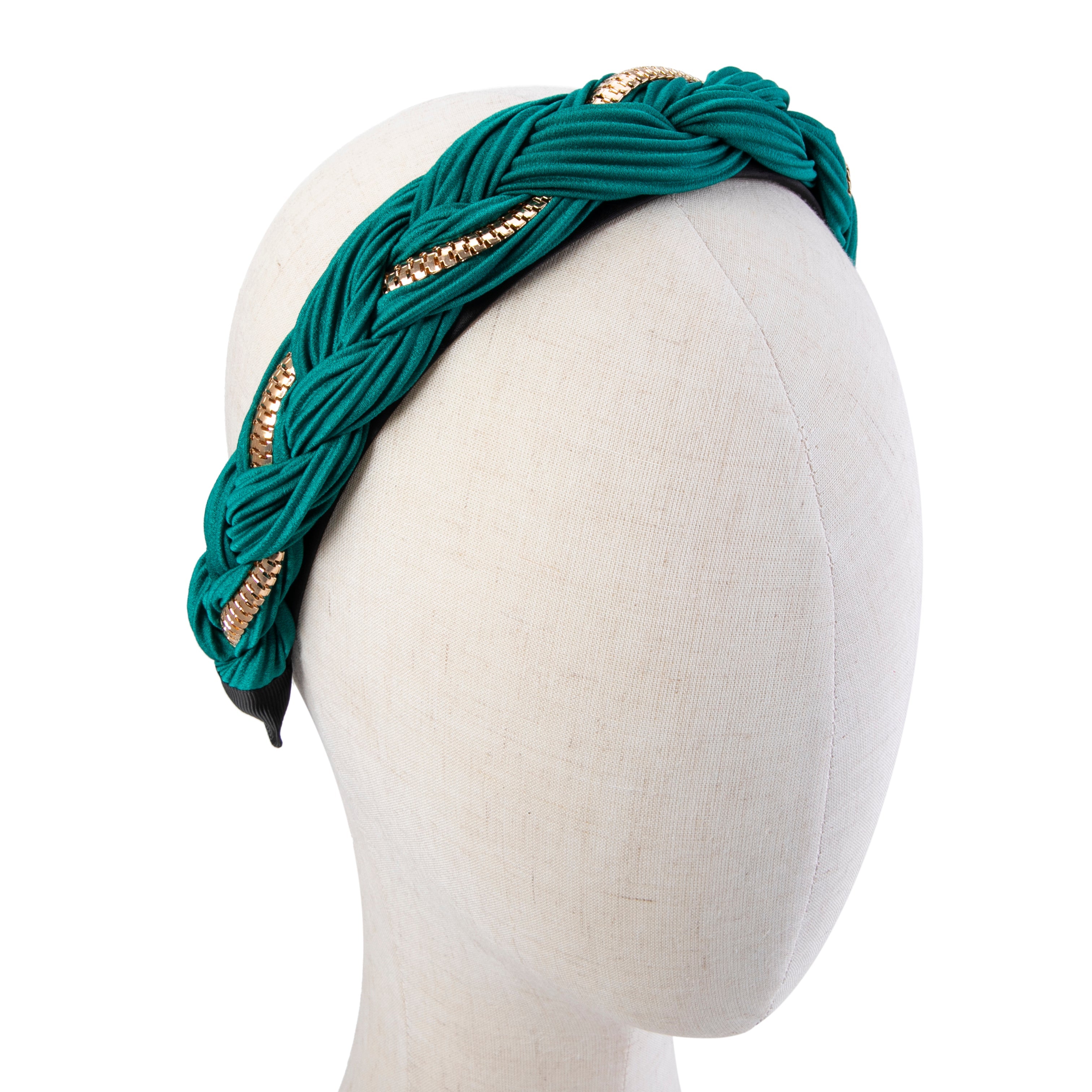 Silk Gold Chain Headband