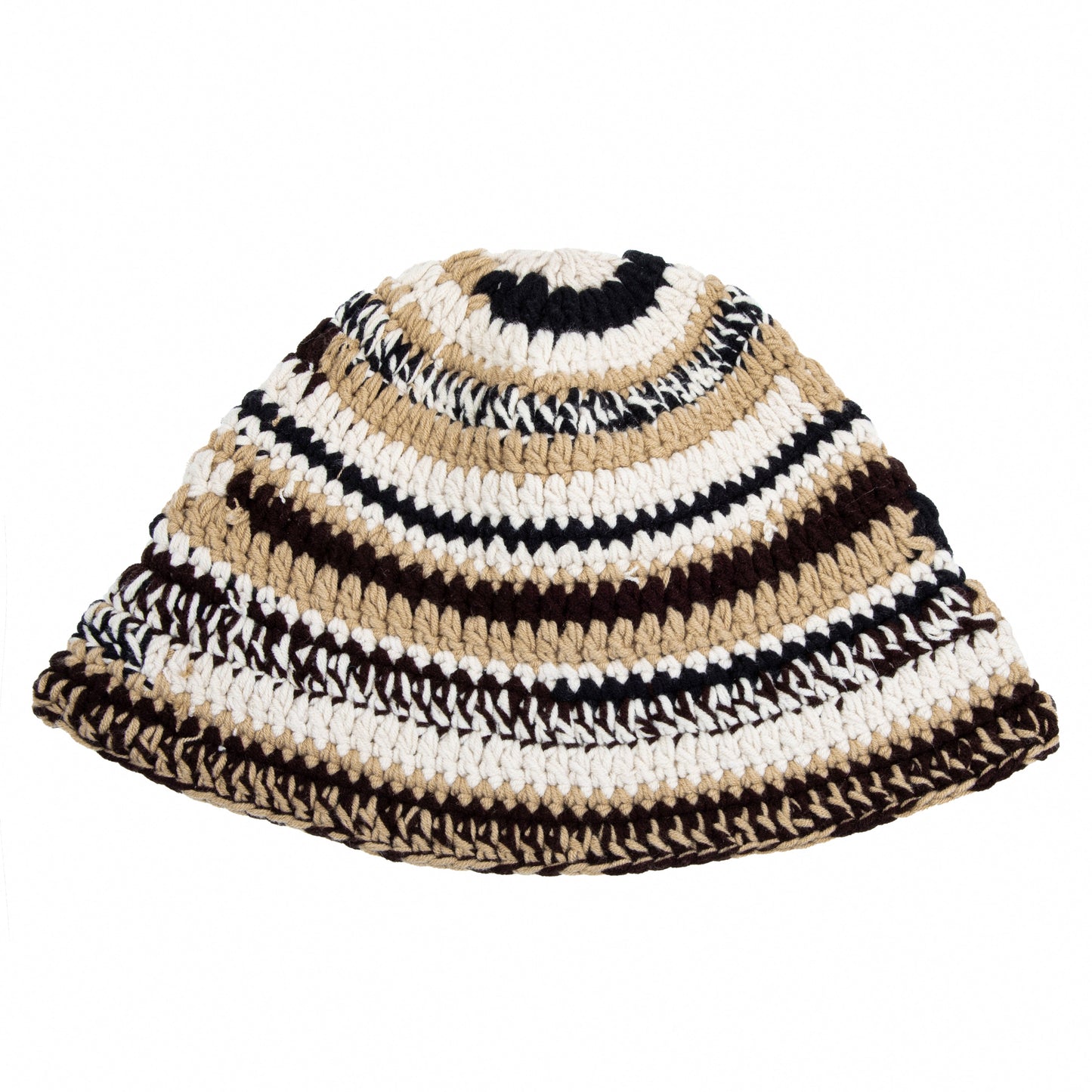 Khaki Mosaic Knitted Hat