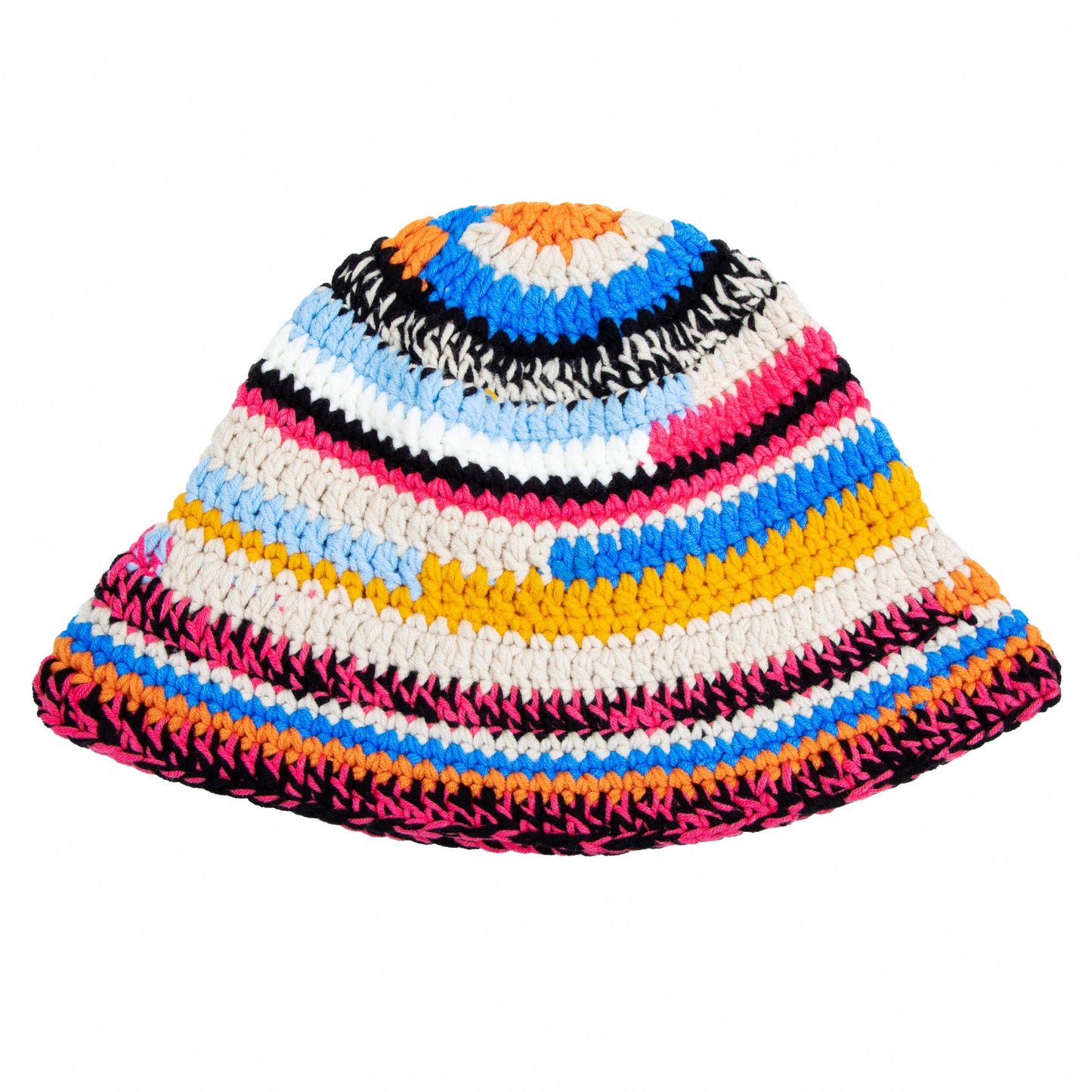 Pink Mosaic Knitted Hat