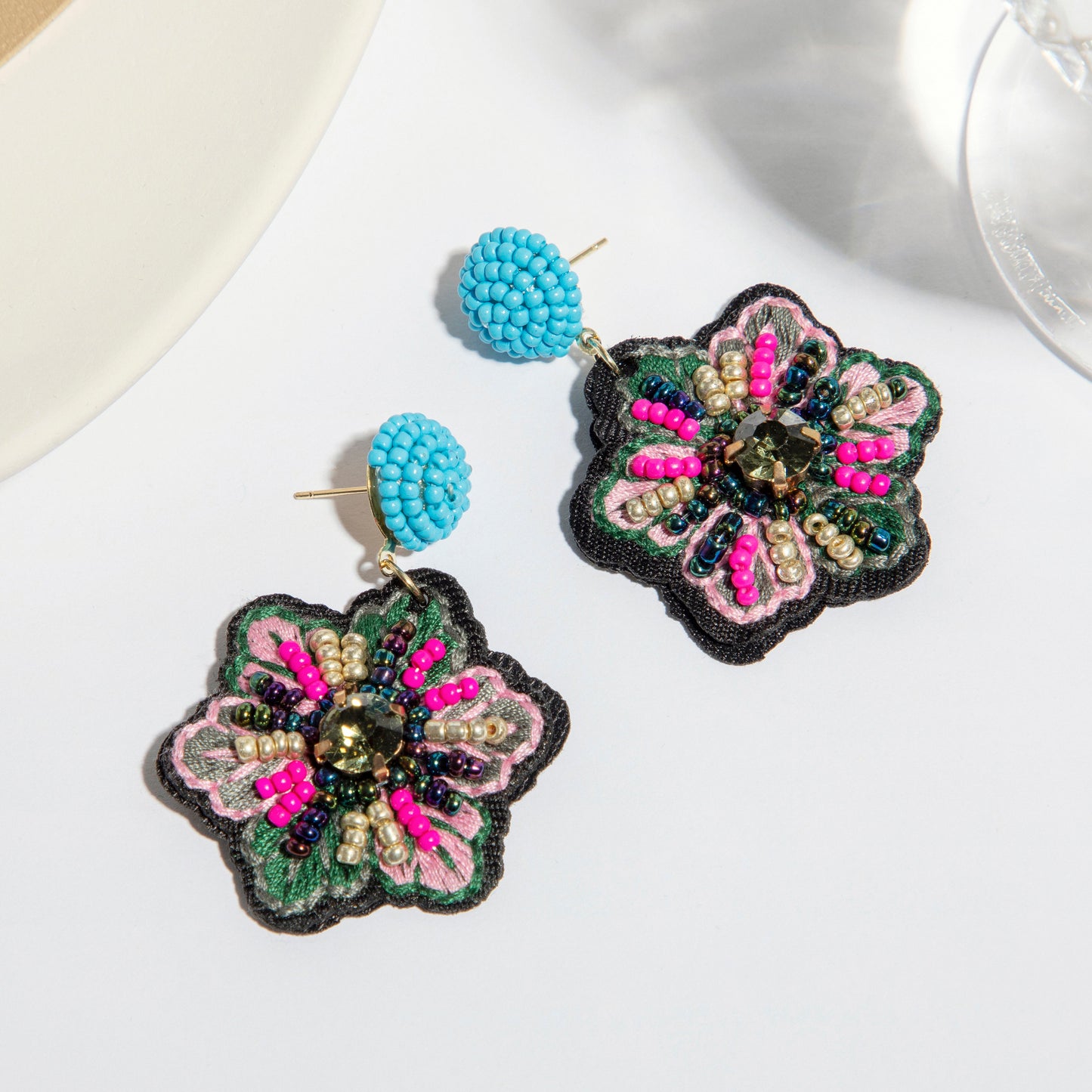 Ethnic Flower Pendant