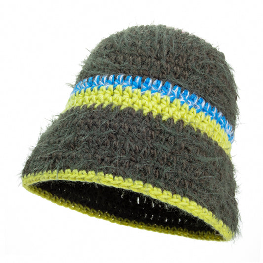 Knitted Wool Green Hat