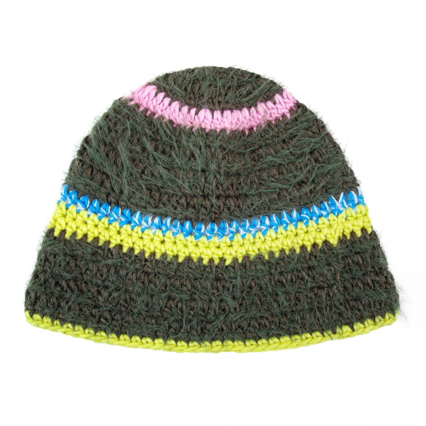 Knitted Wool Green Hat