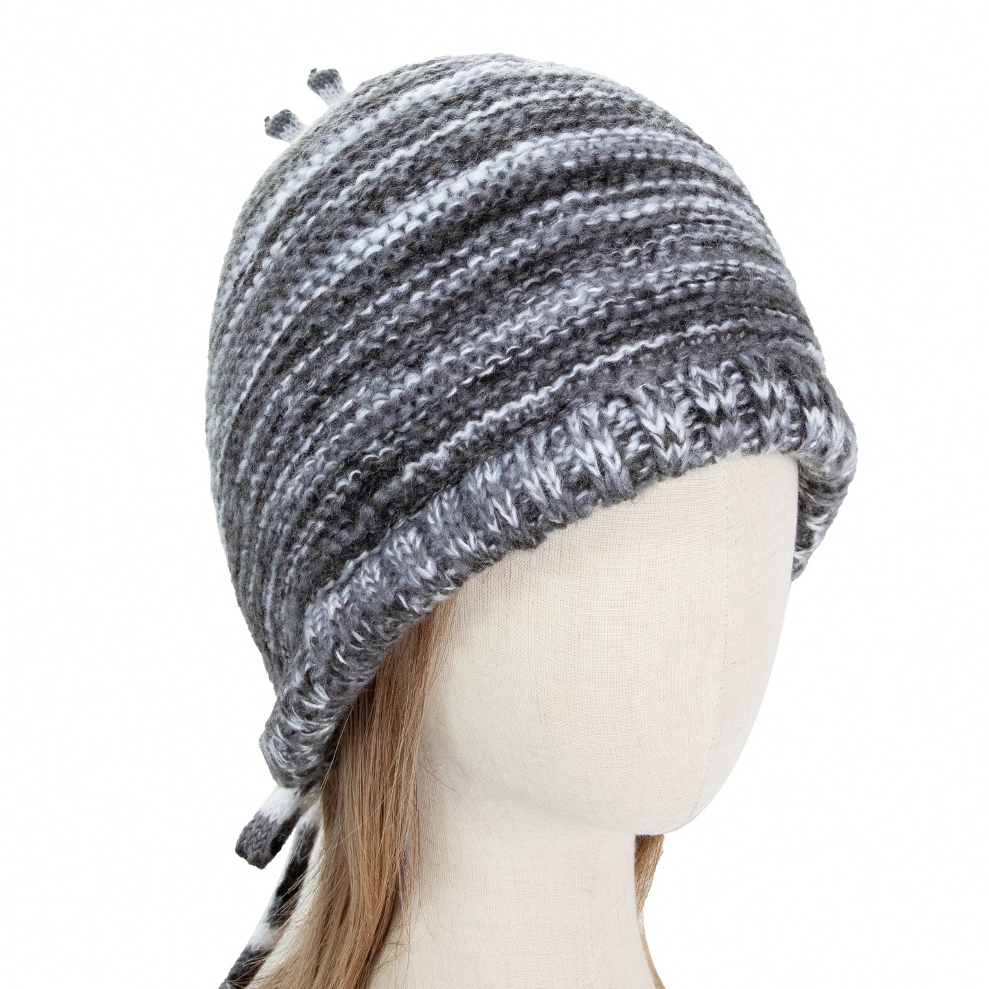 Knitted Braided Tie Hat