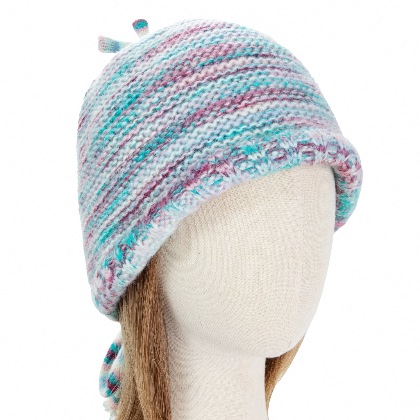 Knitted Braided Tie Hat