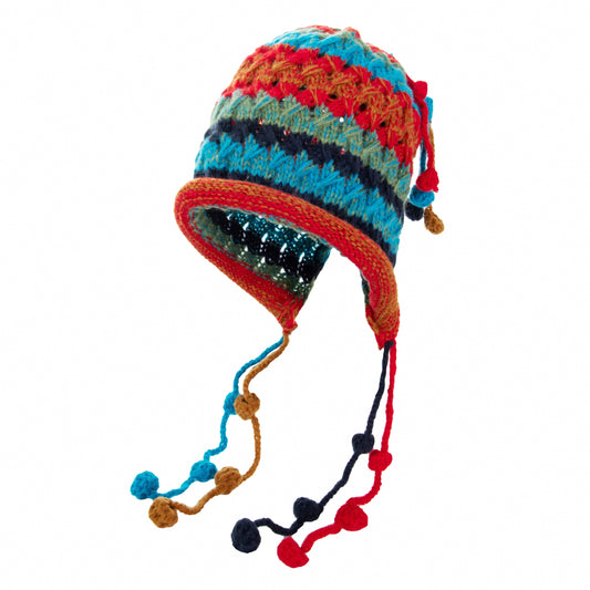 Earflap Hat with Tie