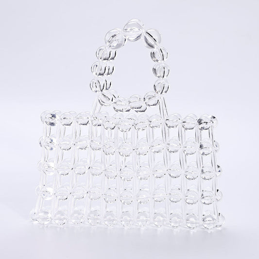 Clear Crystal Handbag