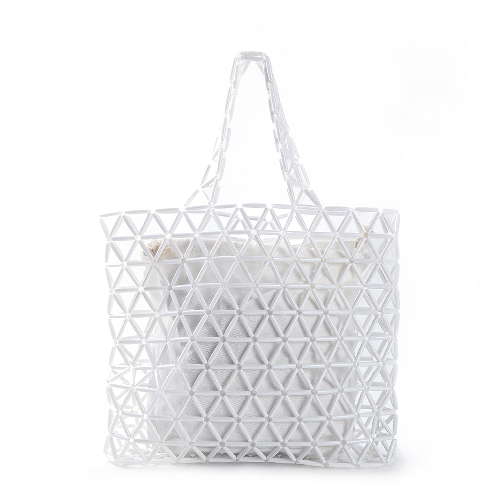 White Matte Tote