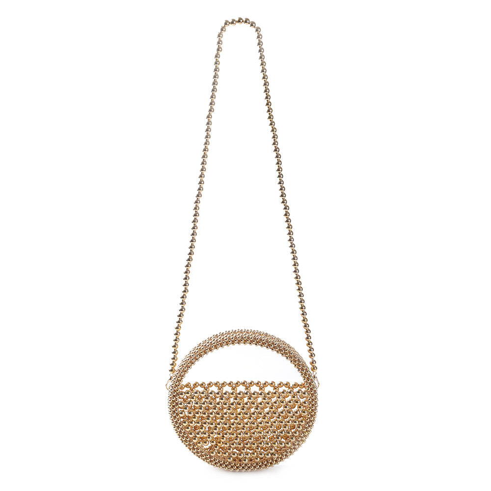 Circular Gold Shoulerbag