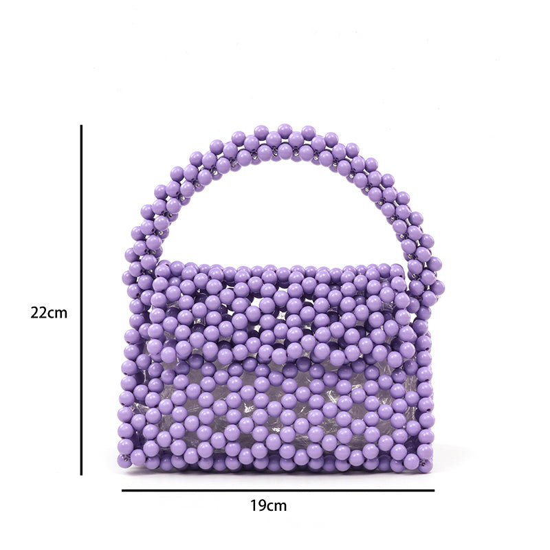 Purple Triangle Clutch