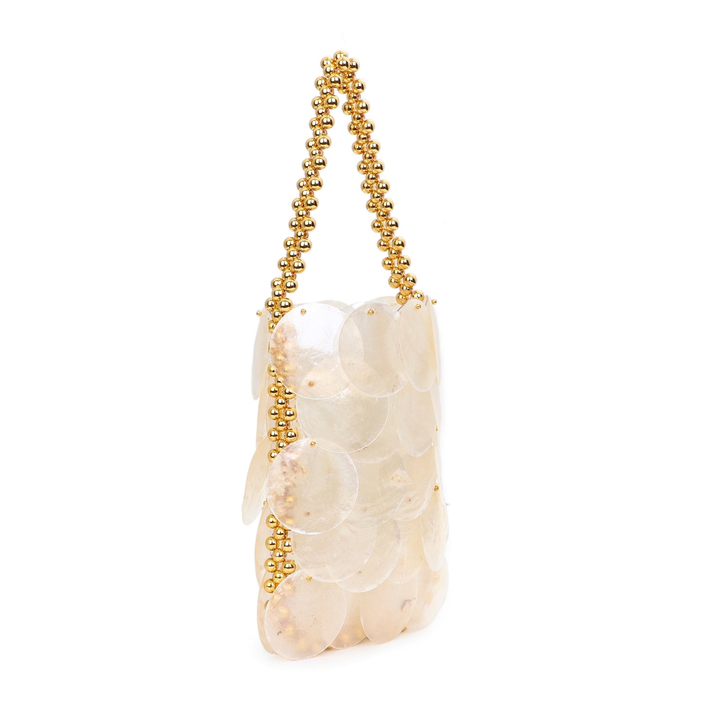 Shell Flakes White Clutch