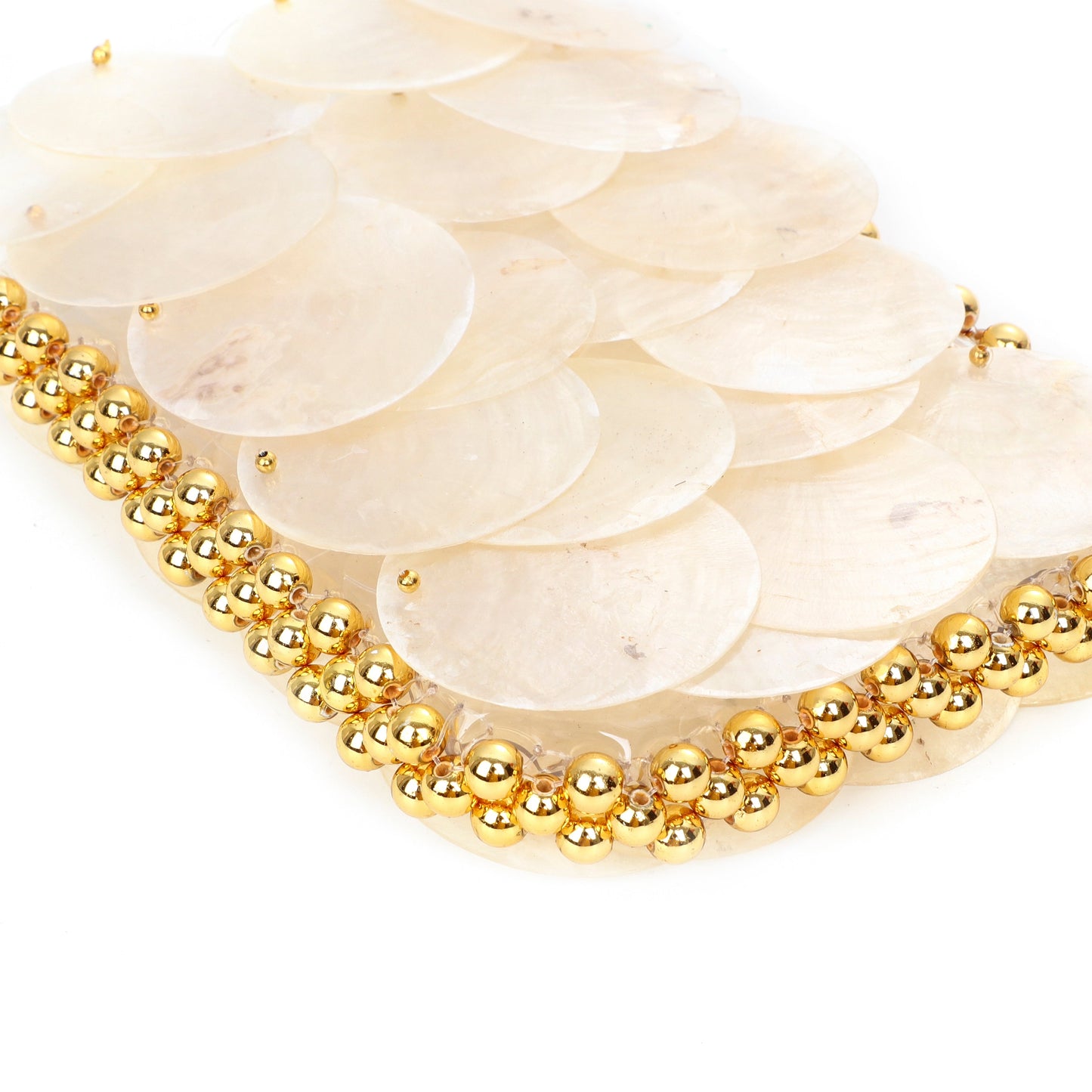 Shell Flakes White Clutch