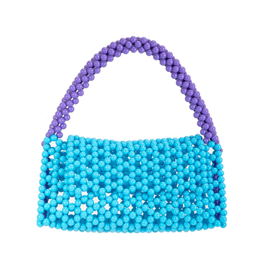 Purple&Blue Triangle Clutch