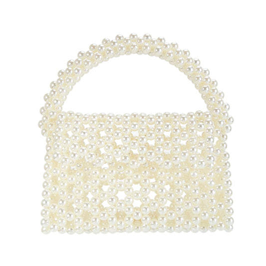 Pearl Triangle Clutch