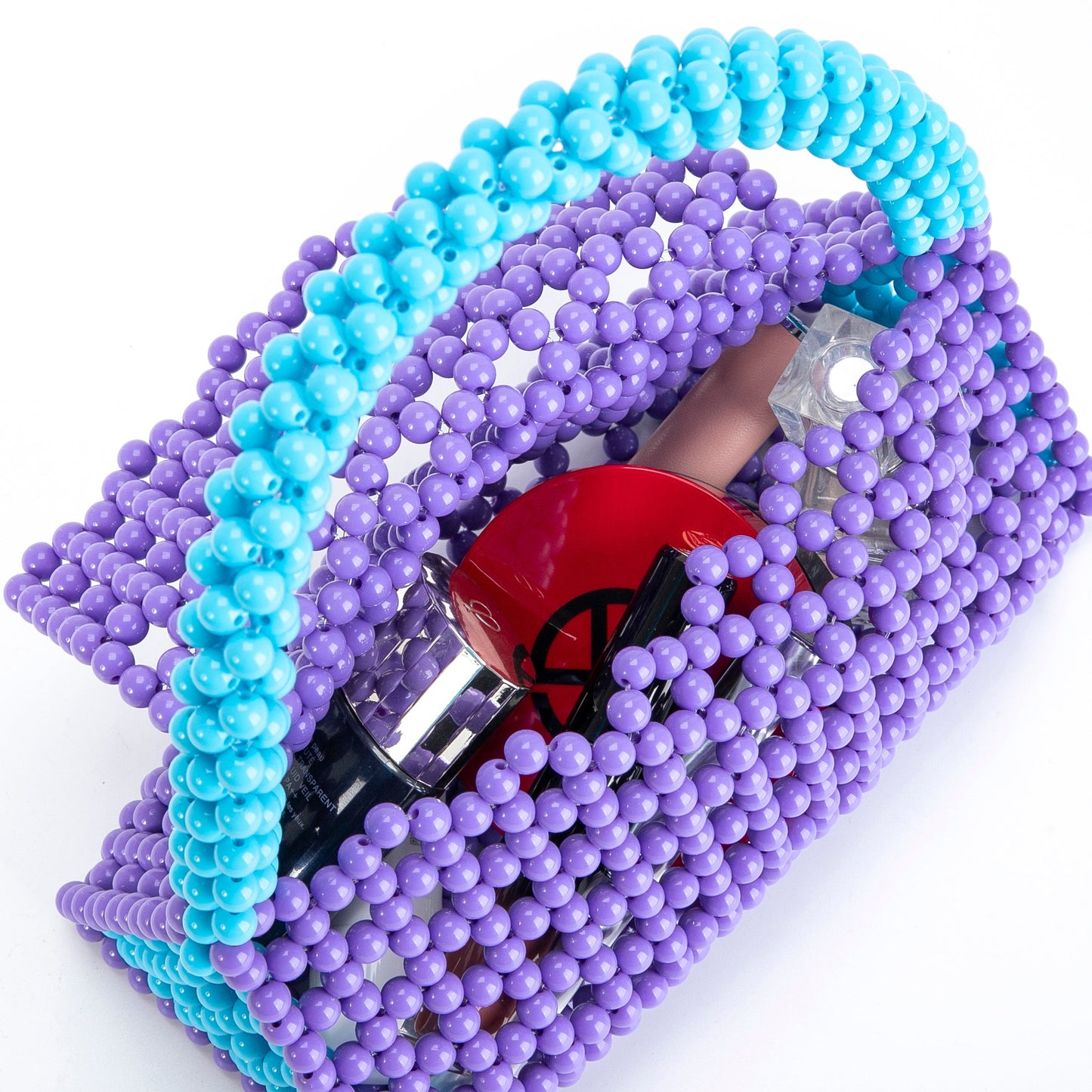 Blue&Purple Triangle Clutch