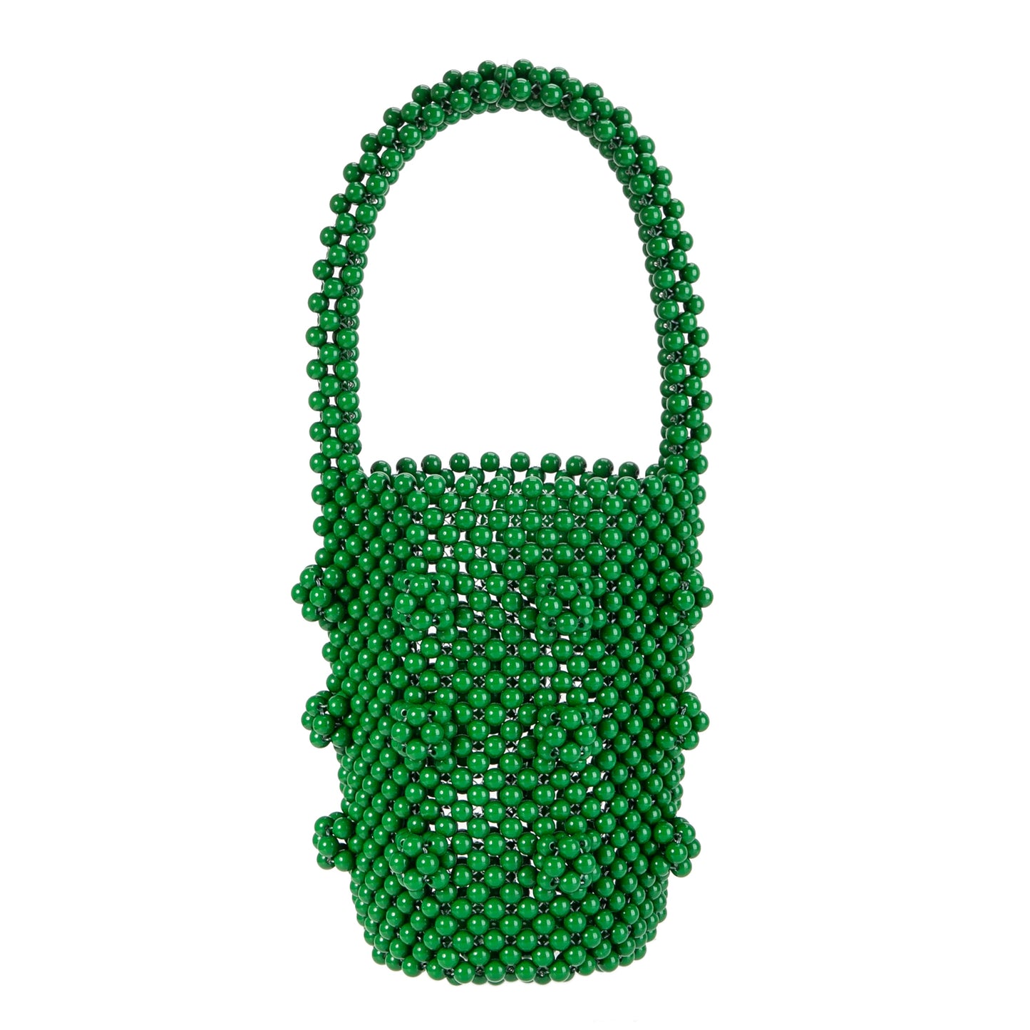 Green Beaded Bucket