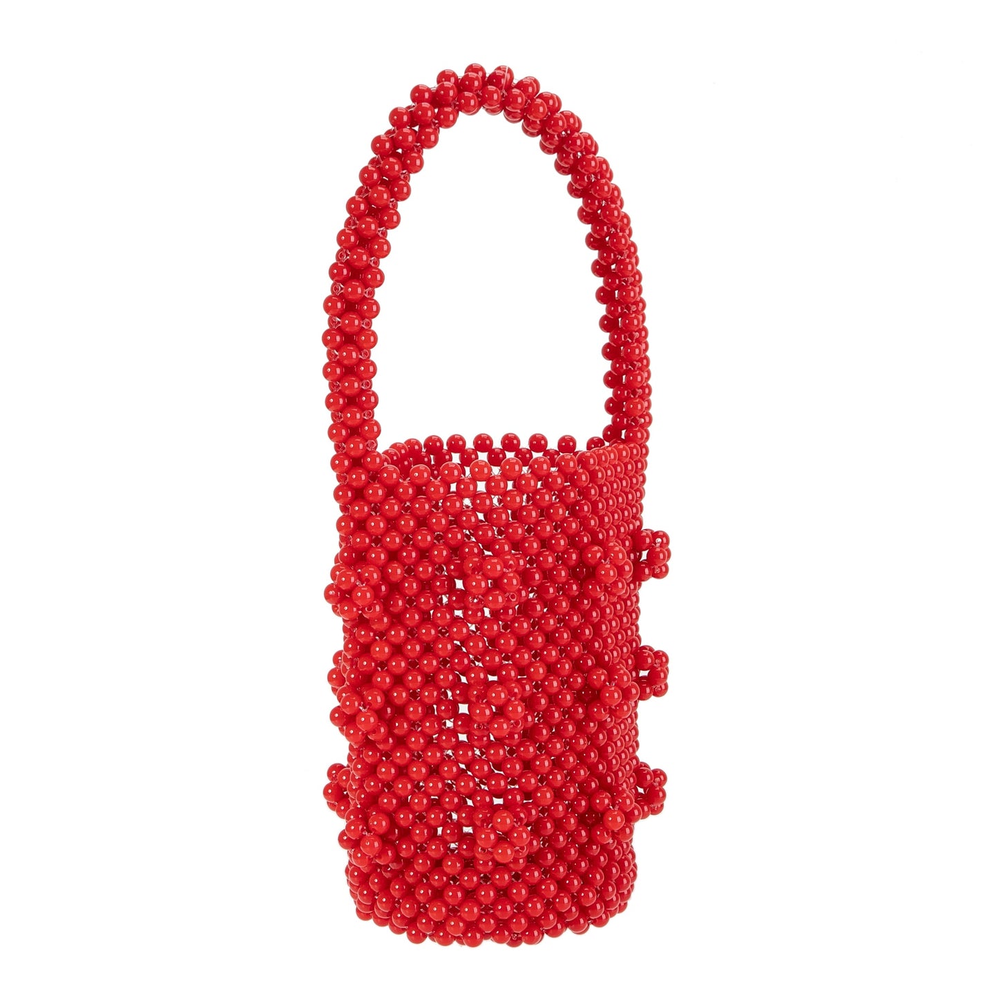 Red Beaded Bucket