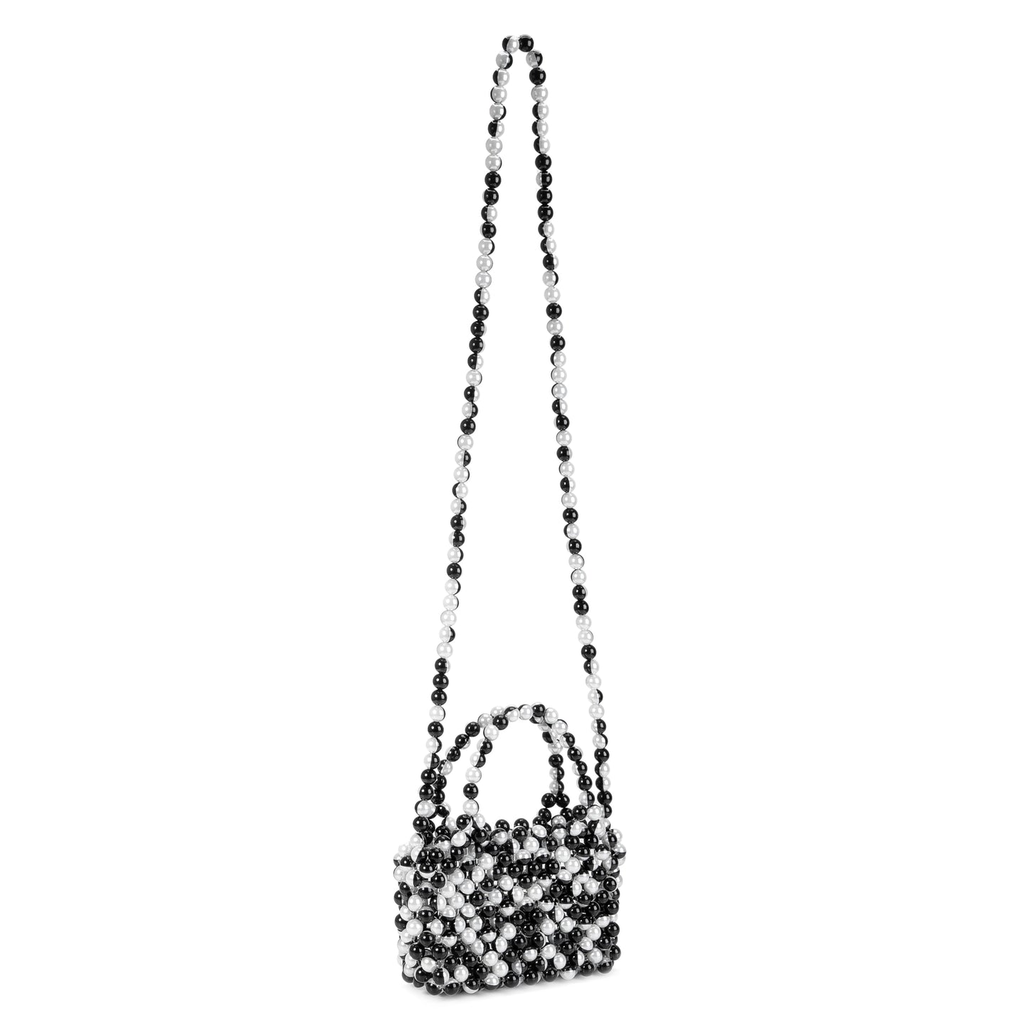 Half Black White Shoulderbag