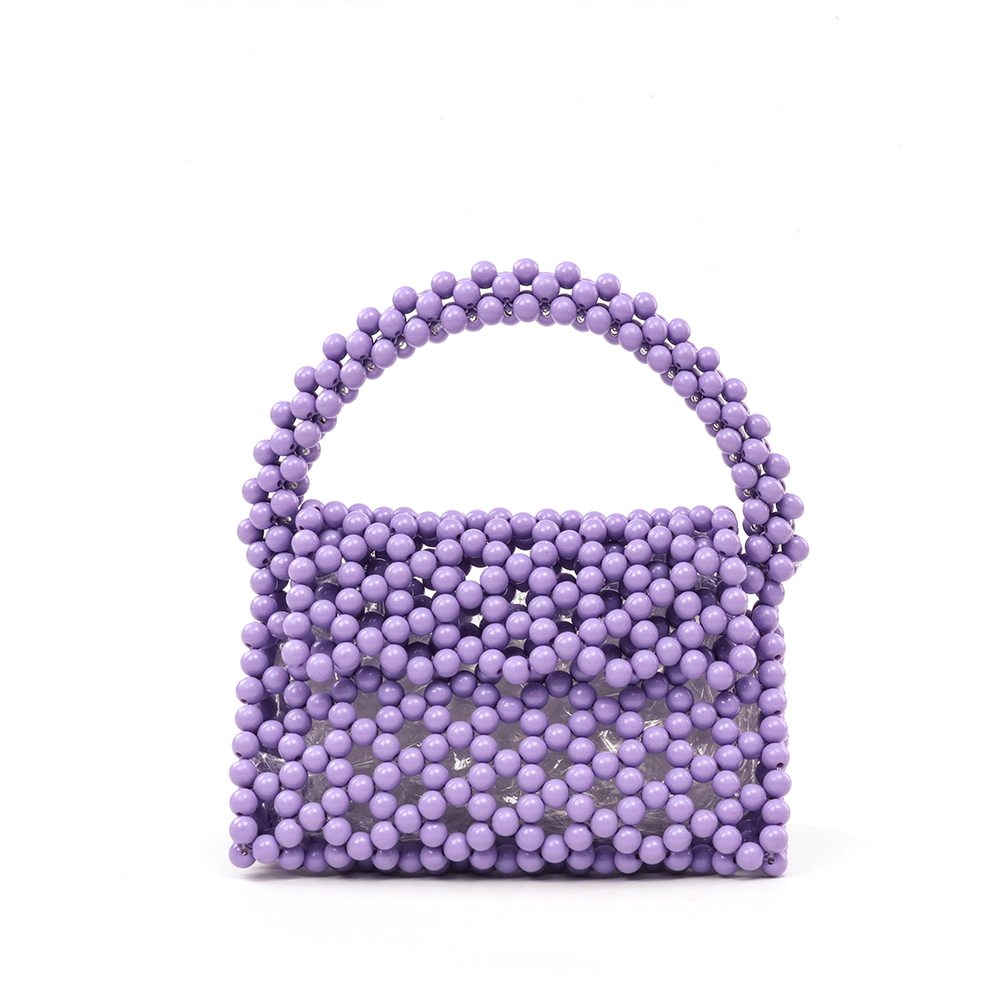 Purple Triangle Clutch