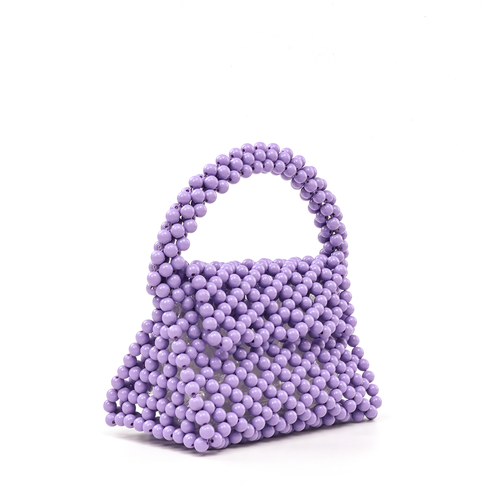 Purple Triangle Clutch