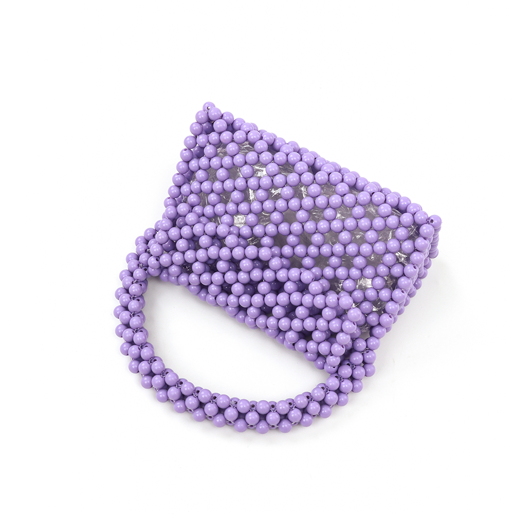 Purple Triangle Clutch